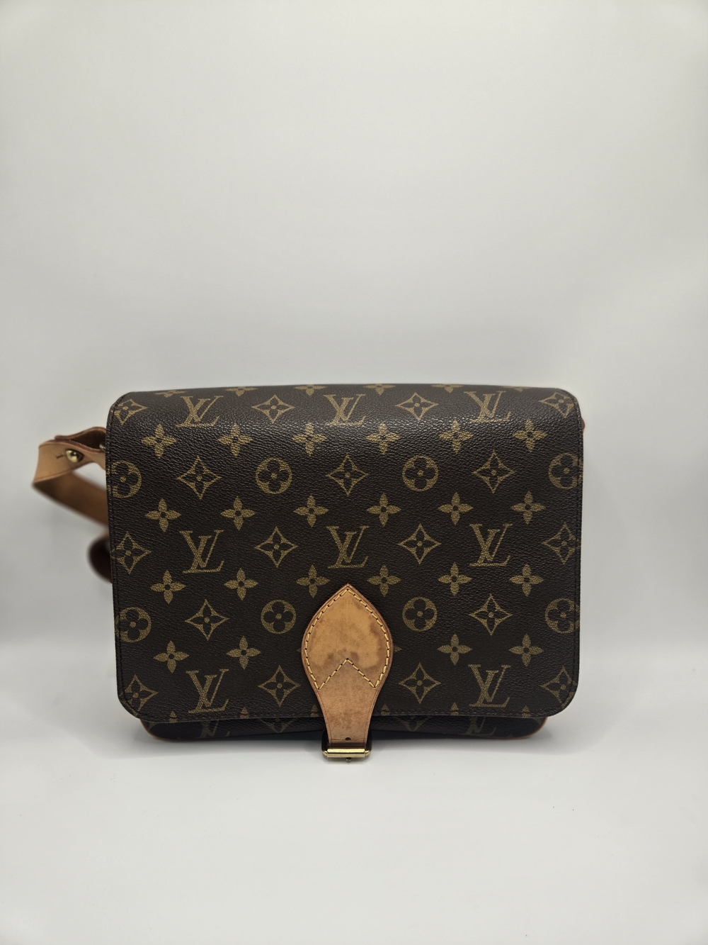 Vintage Louis Vuitton Monogram Cartouchière Shoulder Bag – Made in France